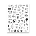 Weiteres Produktbild Stampo Scrap Reisestempel, 46 Stk