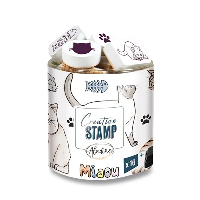 Hauptbild des Produkts Razítka Stampo Scrap Kočky, 16 ks