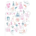 Stampo Scrap Geburtstagsstempel, 33 Stk