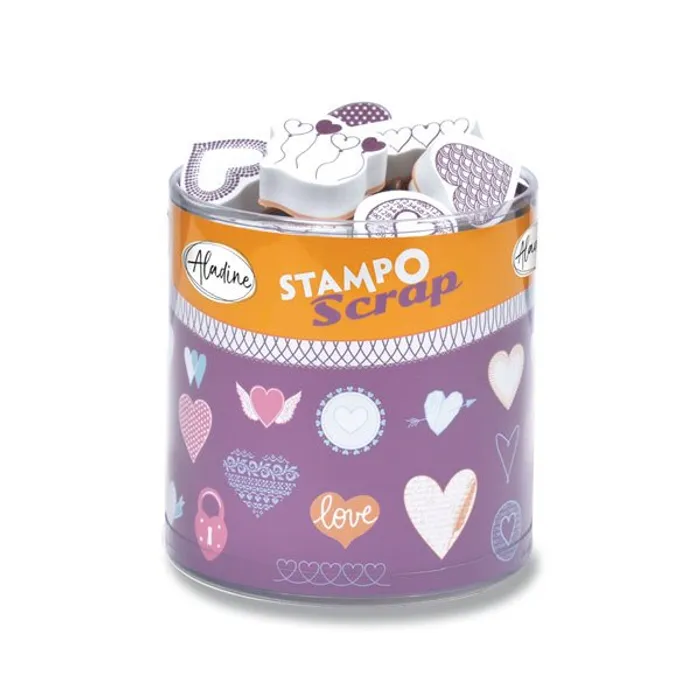 Hauptbild des Produkts Razítka Stampo Scrap Srdíčka, 35 ks