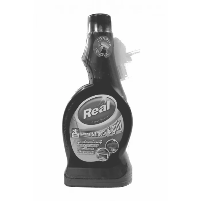 Hauptbild des Produkts Real Na trouby, grily a krbová skla čistič na silnou mastnotu rozprašovač 550 g