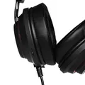 Red Fighter H3, Kophörer mit Mikrofon, Lautstärkeregelung, schwarz/rot, gaming, LED-Beleuchtung, 2x 3.5 mm jack + USB
