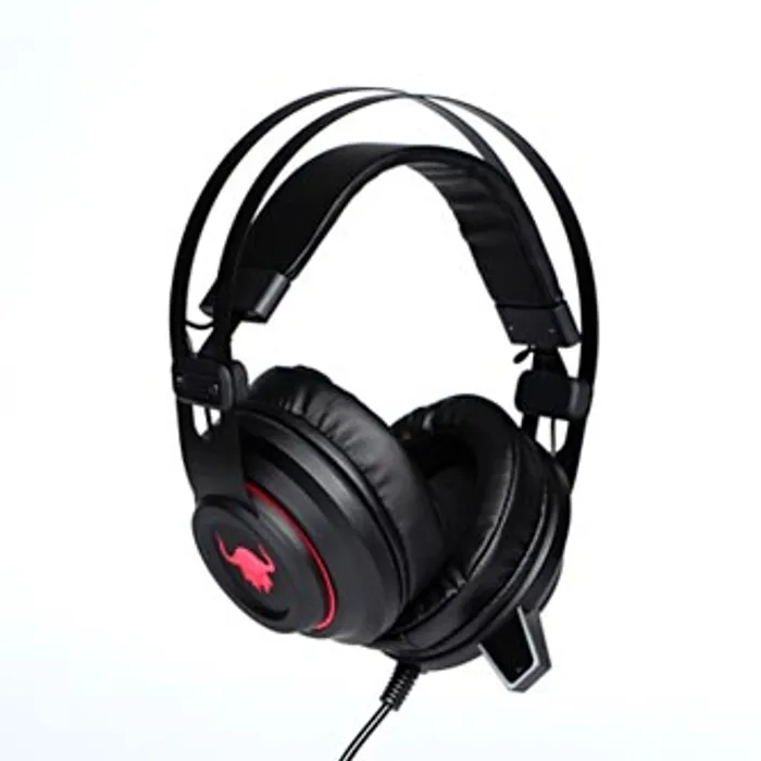 Hauptbild des Produkts RED FIGHTER H3, sluchátka s mikrofonem, ovládání hlasitosti, černo-červená, herní, podsví