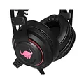Red Fighter H3, Kophörer mit Mikrofon, Lautstärkeregelung, schwarz/rot, gaming, LED-Beleuchtung, 2x 3.5 mm jack + USB