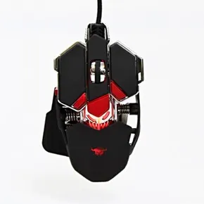 Red Fighter Maus M1, 4000DPI, optisch, 10Tas., USB verdrahtet, schwarz, Game