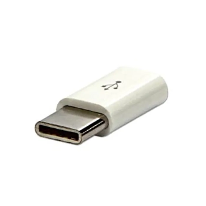 Hauptbild des Produkts Redukce USB, (3.1), USB C (3.1) M-USB micro (2.0) F, 0, bílá