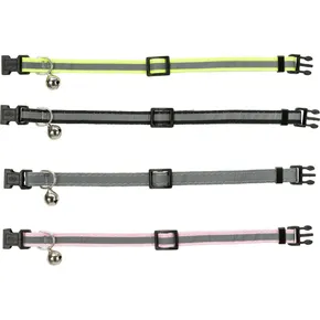 Reflektierendes Halsband für Kätzchen mit Glöckchen, verschiedene Farben