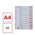 Weiteres Produktbild Register, Jan-Dez, grau, Kunststoff, A4, ESSELTE