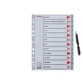 Weiteres Produktbild Register, Jan-Dez, grau, Kunststoff, A4, ESSELTE