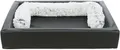 Weiteres Produktbild REMO Vital Quadratbett mit Kante, Kunstleder, schwarz 110 x 80 cm