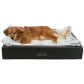 Weiteres Produktbild REMO Vital Quadratbett mit Kante, Kunstleder, schwarz 110 x 80 cm