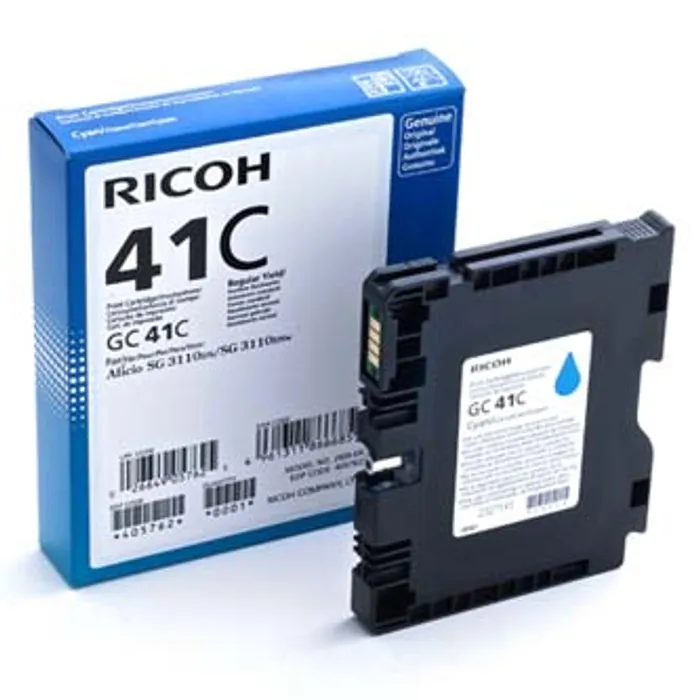 Hauptbild des Produkts Ricoh originální gelová náplň 405762, cyan, 2200str., GC41HC, Ricoh AFICIO SG 2110N, 3110