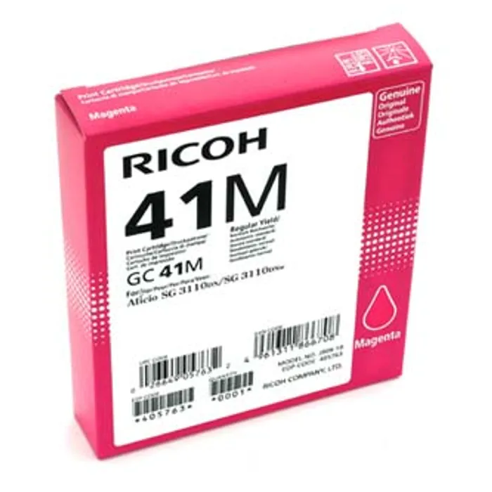 Hauptbild des Produkts Ricoh originální gelová náplň 405763, magenta, 2200str., GC41HM, Ricoh AFICIO SG 3100, SG