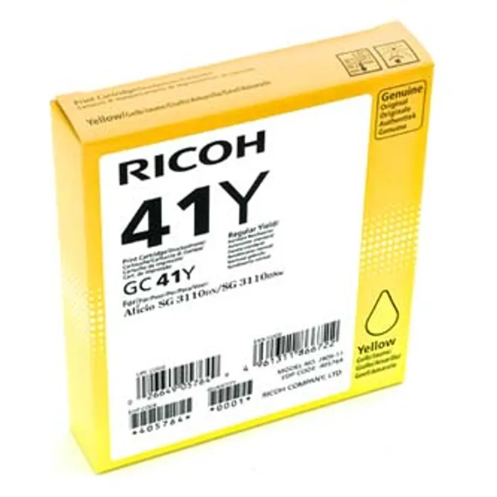 Hauptbild des Produkts Ricoh originální gelová náplň 405764, yellow, 2200str., GC41HY, Ricoh AFICIO SG 3100, SG