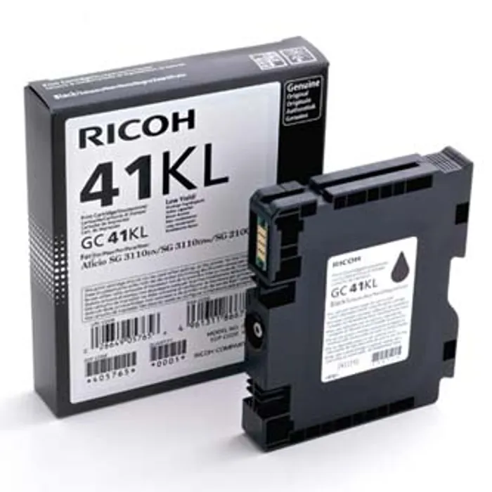 Hauptbild des Produkts Ricoh originální gelová náplň 405765, black, 600str., GC41KL, Ricoh AFICIO SG 3100, SG 31