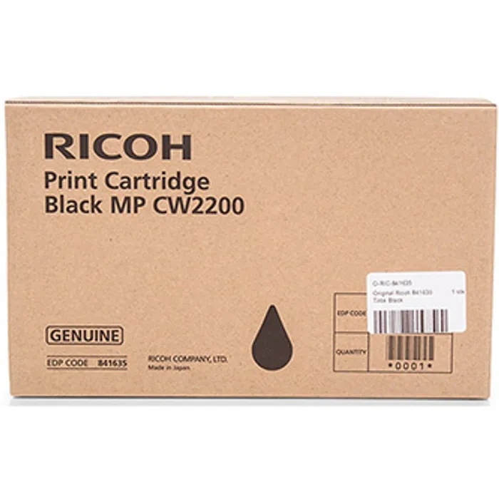 Hauptbild des Produkts Ricoh originální ink 841635, black, Ricoh MP CW2200SP, MP CW2201