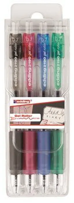 Hauptbild des Produkts Rollery  "2190/4", sada, 4  různé barvy, 0,7 mm, EDDING