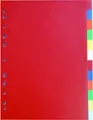 Weiteres Produktbild Trennblatt A4, 2x6 Farben PP 120my