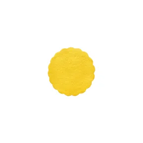 Untersetzer (PAP-Airlaid) PREMIUM gelb durchmesser 9cm [40 St.]