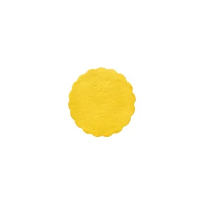 Untersetzer (PAP-Airlaid) PREMIUM gelb durchmesser 9cm [500 St.]