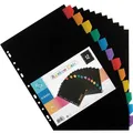 Weiteres Produktbild Sortierer, schwarz, Kunststoff, A4 Maxi, 12 Blatt, VIQUEL