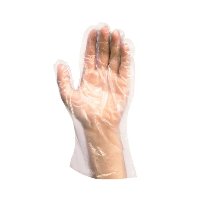 Hauptbild des Produkts Rukavice jednorázové HDPE blokované (velikost L) [100 ks]