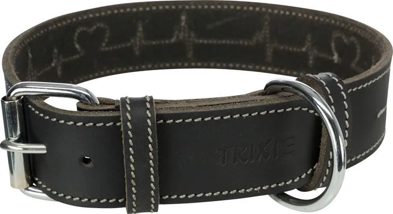 Hauptbild des Produkts RUSTIC kožený obojek Heartbeat - černá L-XL:55-65cm/40mm