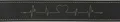 Weiteres Produktbild Rustikales Heartbeat-Halsband aus Leder – Schwarz L: 47–55 cm/40 mm