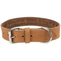 Weiteres Produktbild Heartbeat rustikales Lederhalsband – braun L-XL: 55–65 cm/40 mm