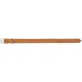 Weiteres Produktbild Heartbeat rustikales Lederhalsband – braun L: 47–55 cm/40 mm