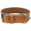 Weiteres Produktbild Heartbeat rustikales Lederhalsband – braun L: 47–55 cm/40 mm