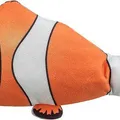 Weiteres Produktbild Fisch „NEMO“ als lebendig, zuckend, mit Katzenminze, Stoff, 26 cm