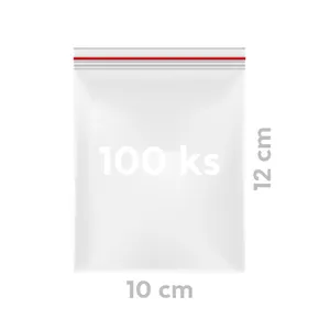 Schnellverschlussbeutel (LDPE) 10 x 12 cm [100 St.]