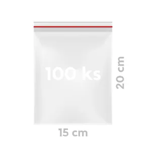 Schnellverschlussbeutel (LDPE) 15 x 20 cm [100 St.]