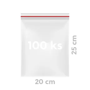 Schnellverschlussbeutel (LDPE) 20 x 25 cm [100 St.]
