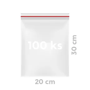Schnellverschlussbeutel (LDPE) 20 x 30 cm [100 St.]