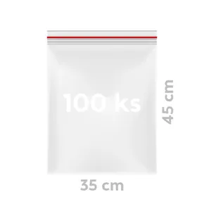 Schnellverschlussbeutel (LDPE) 35 x 45 cm [100 St.]
