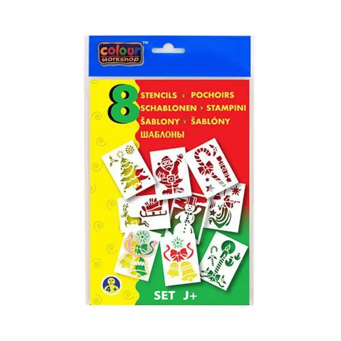 Hauptbild des Produkts Šablona foukací fixy 9996 J+ Vánoce [8 ks]