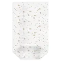 Weiteres Produktbild Kreuzbodenbeutel klar (OPP) Sterne gold 18 x 30 + 7,5 cm [100 St.]