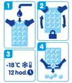 Weiteres Produktbild Eiskugelbeutel (LDPE) Selbstverschluss für 24 Kugeln [10 St.]