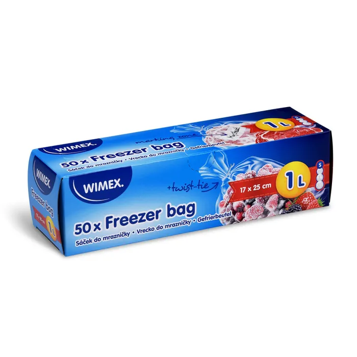 Hauptbild des Produkts Sáčky do mrazničky 17x25cm, 1L `S` [50 ks]