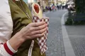 Weiteres Produktbild Papierbeutel Karo 9+2,5 x 20 cm für Streetfood [300 St.]