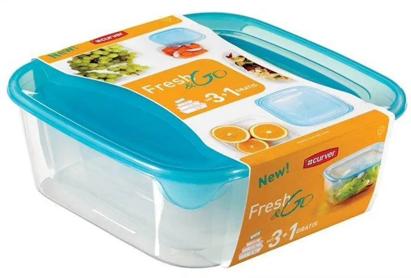 Hauptbild des Produkts Sada dóz, 0,8l+1,7l+2,9l, CURVER "Fresh&go"