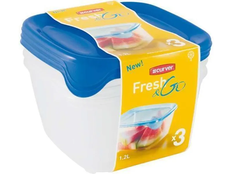 Hauptbild des Produkts Sada dóz, 3x1,2 l, CURVER "Fresh&go"
