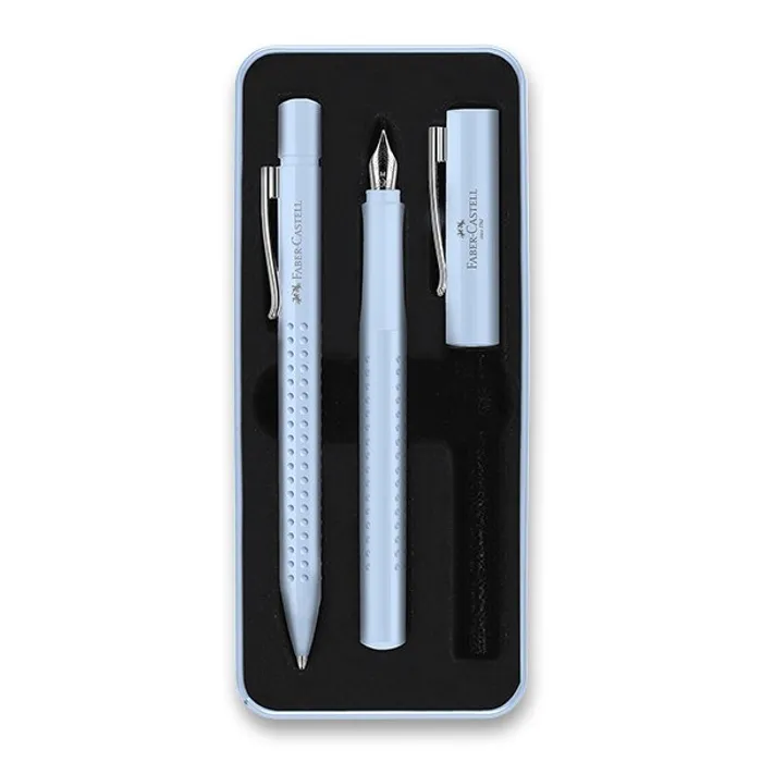 Hauptbild des Produkts Sada Faber-Castell Grip Edition 2010 plnicí pero a kuličkové pero, světle modr