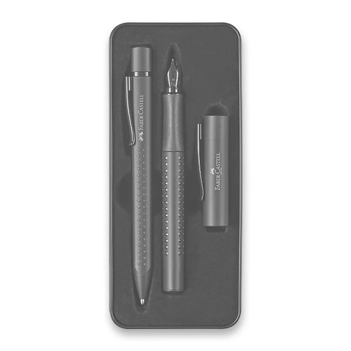 Hauptbild des Produkts Sada Faber-Castell Grip Edition plnicí pero a kuličková tužka, černá