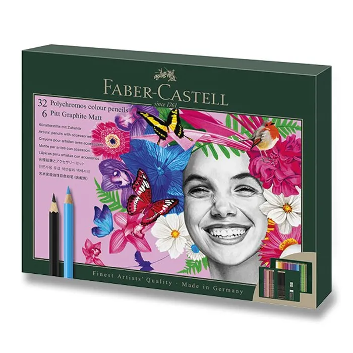 Hauptbild des Produkts Sada Faber-Castell Polychromos & Pitt Graphite Matt 40 ks