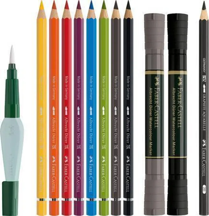 Hauptbild des Produkts Sada Faber-Castell Try-it box, Albrech Dürer, mokrá technika - 12 ks