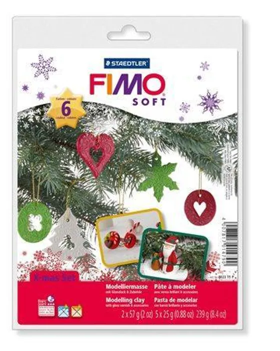Hauptbild des Produkts Sada FIMO® soft 8023 2 x 57g, 5 x 25g, Vánoce