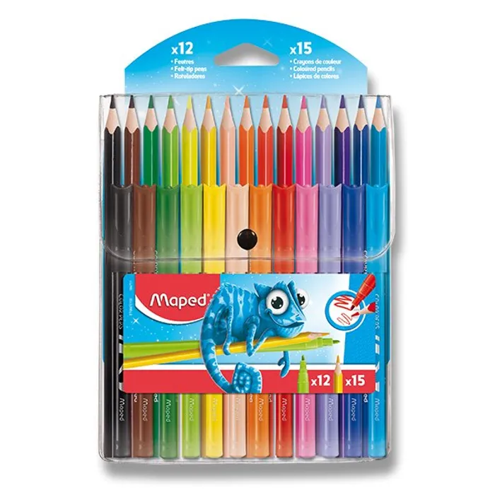 Hauptbild des Produkts Sada Maped Color'Peps Ocean 12 fix + 15 pastelek